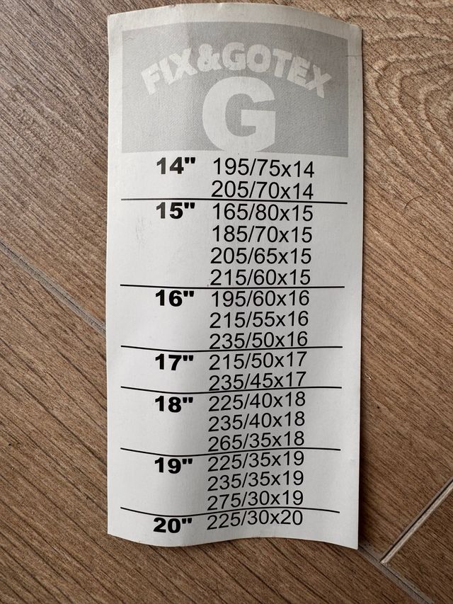 Cadenas de nieve de tela.FIXGOTEX