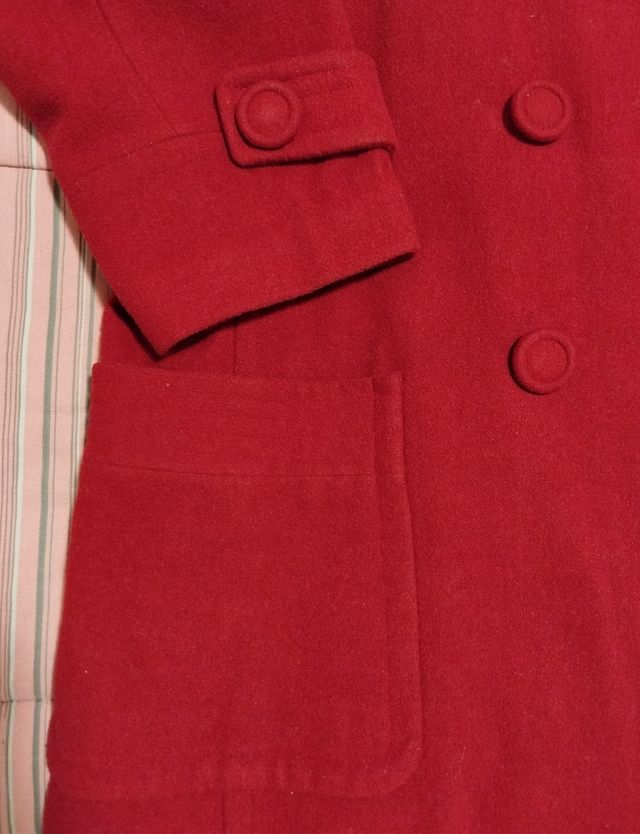 Cappotto Rosa Thea rosso donna taglia comoda 53