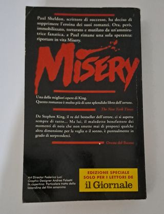Libro "Misery" Stephen King