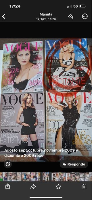 Antiguas Revistas Vogue 2009