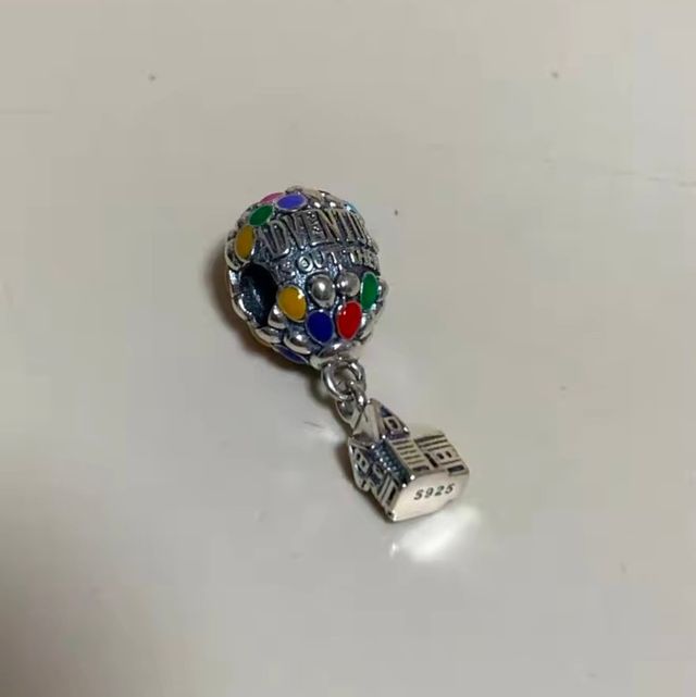 Charm Globo Up Plata Pixar Disney compat Pandora