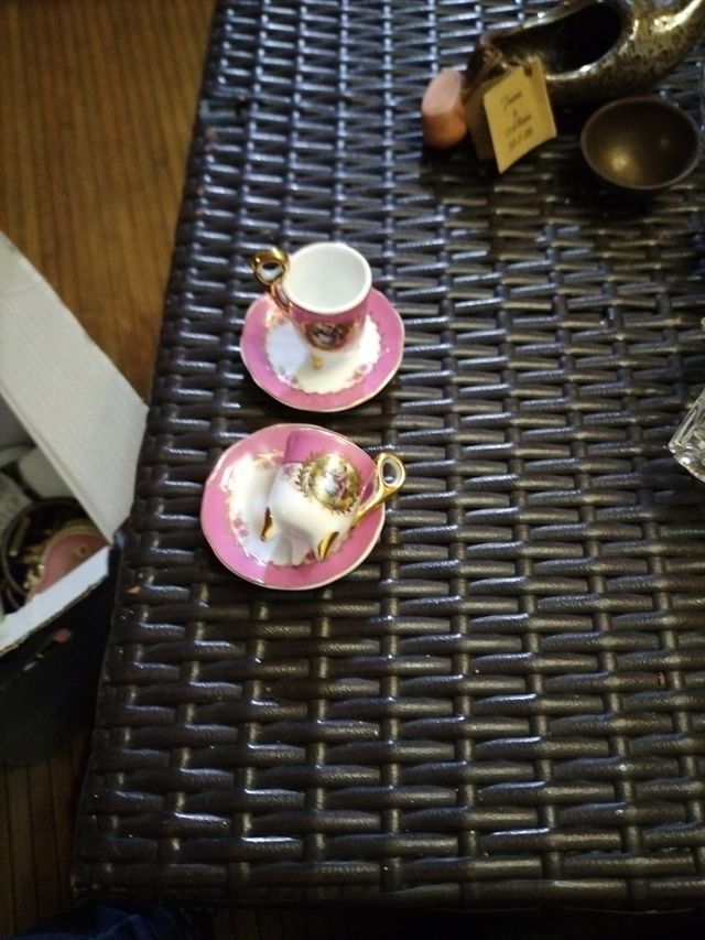 Tacitas porcelana Sajonia