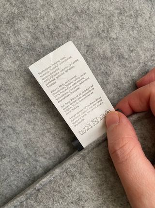 Set di 2 cuscini quadrati in feltro per sedie