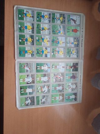 Album de cromos liga 1965