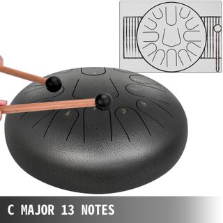 Tamburo di Lingua Handpan Musicale 13 Toni Diametr