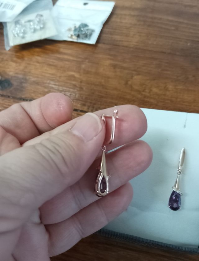 Pendientes bisutería fina