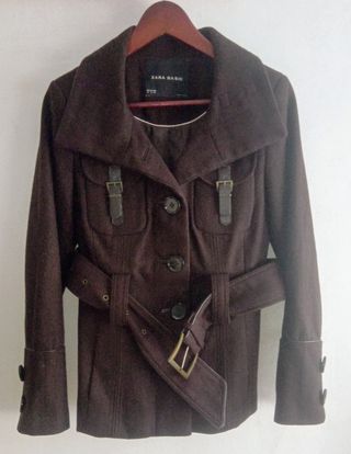 Chaqueta parka dama invierno Zara Basic talla M