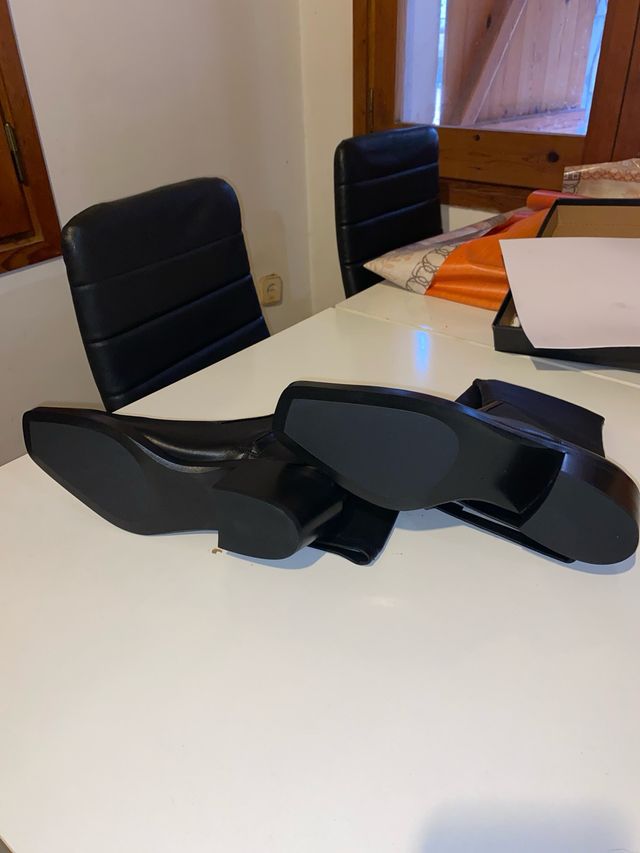 Botas de piel massimo dutti