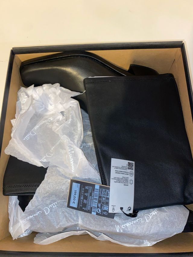 Botas de piel massimo dutti