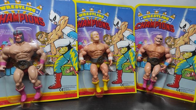 Lote Figuras WWF Wrestling Champions