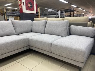 Sofá rinconera gris perla NUEVO