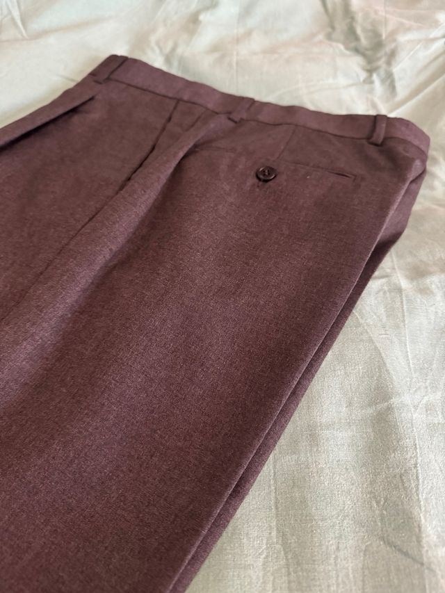 Pantalone elegante con pinces grigio