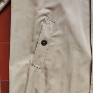 Walter Babini cappotto impermeabile trench 56