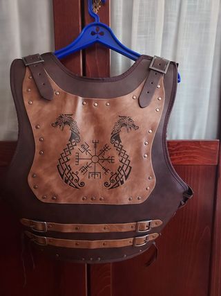 Chaleco cuero medieval