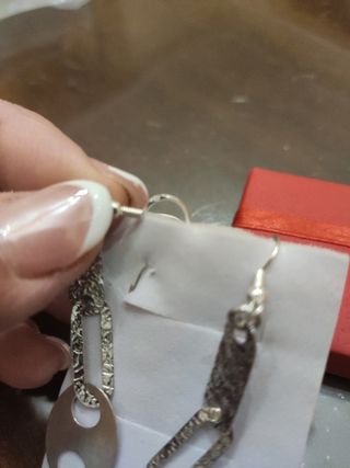 Orecchini donna argento bonito muyer plata macize