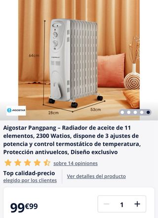 Radiador de aceite AIGOSTAR Pangpang