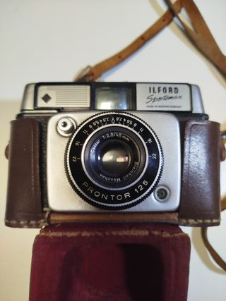 Cámara de fotos Ilford Sportman Prontor 125 (1960)