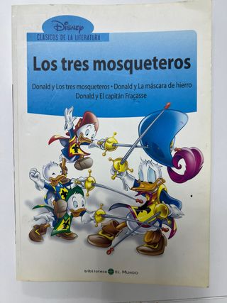 Libro los tres mosqueteros de disney