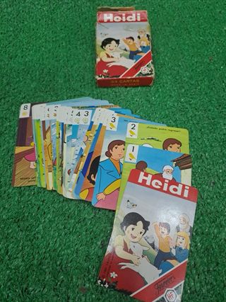 Mazzo di carte vintage per bambini Founier anni '80 '90