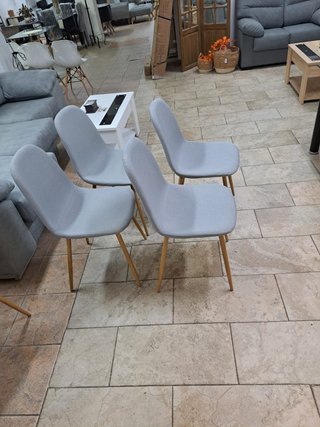 silla comedor o  cocina  tapizadas  en tela