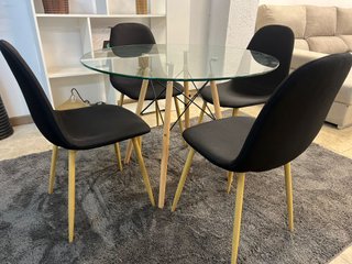 silla comedor o  cocina  tapizadas  en tela