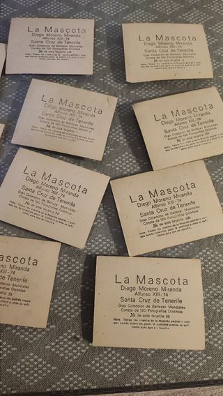 Cromos "Bellezas mundiales"