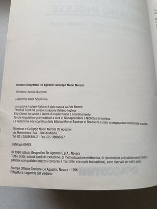 Dizionario Inglese-Italiano