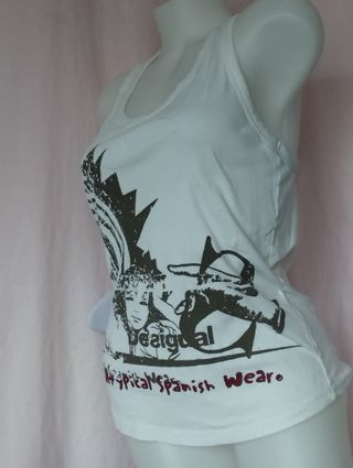 DSG Camiseta tirantes de Desigual. Talla XL.