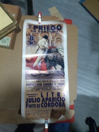 Cartel de toros de Priego de Cordoba