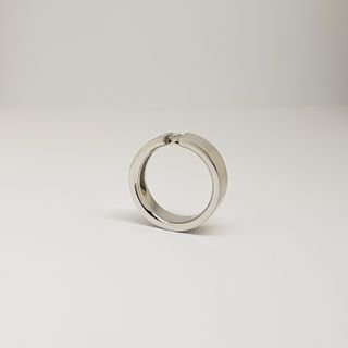 Solitario Oro Blanco 18KT Diamante 0.20Ct