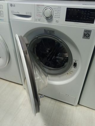 Lavadora LG de 9 kilos