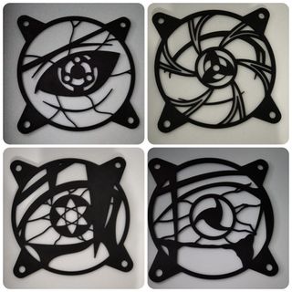 Copriventola per PC, sharingan 120mm (4 PZ)