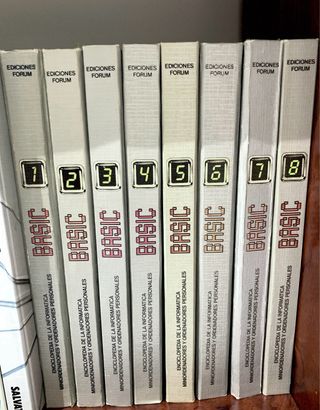 informática. Colección 8 libros Basic