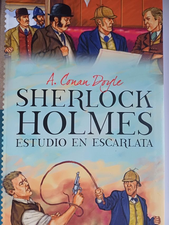 Libro Sherlock Holmes Estudio en Escarlata 