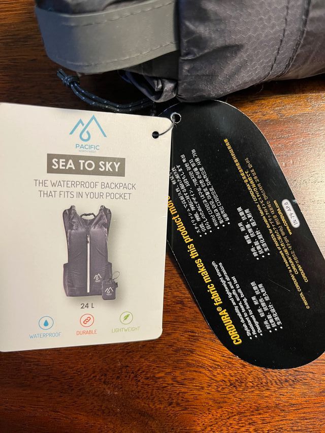 Mochila impermeable plegable 24L