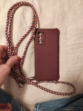 Funda OPPO Find X3 Lite NUEVA con cuerda