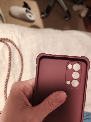 Funda OPPO Find X3 Lite NUEVA con cuerda