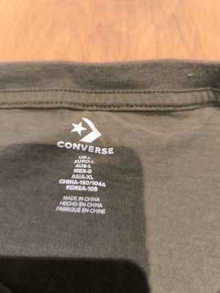 Camiseta Converse L verde militar