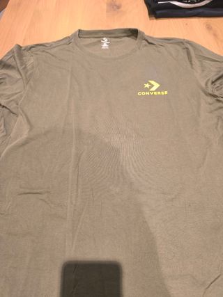 Camiseta Converse L verde militar
