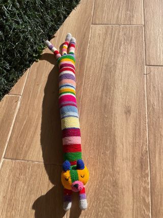 Gato sujetapuertas taparendijas de croché