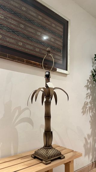 Lámpara forjada de mesa o suelo