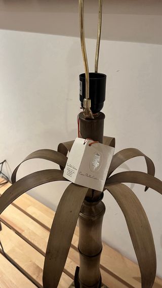 Lámpara forjada de mesa o suelo