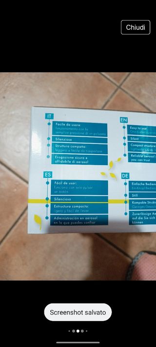 Aerosol aerosol nebulizzatore prodeco