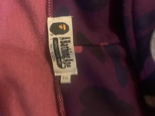 Sudadera Bape morada Xl