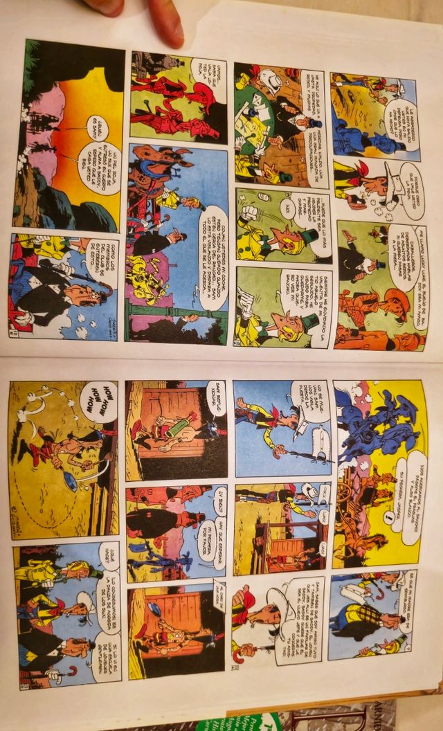 Comic Lucky Luke El pie tierno