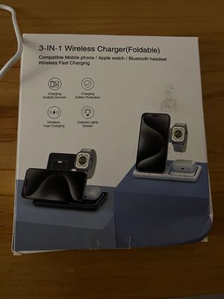 Cargador iphone watch y airpods