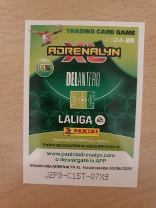 cromo Air Force Mallorca Adrenalyn xl 2024-25