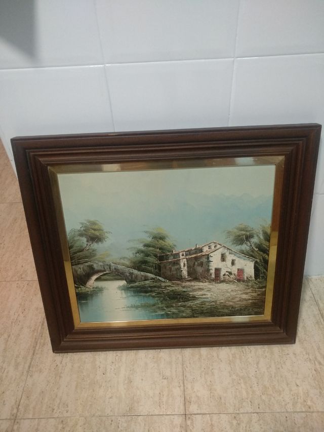 Cuadro óleo, firmado 