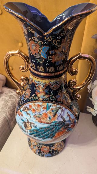 PRECIOSO JARRÓN ANTIGUO PORCELANA CHINA