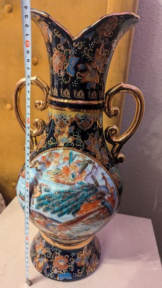 PRECIOSO JARRÓN ANTIGUO PORCELANA CHINA